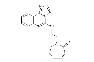 Image of 1-[2-([1,2,4]triazolo[1,5-c]quinazolin-5-ylamino)ethyl]azepan-2-one