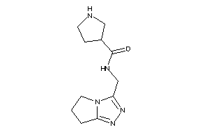 N-(6,7-dihydro-5H-pyrrolo[2,1-c][1,2,4]triazol-3-ylmethyl)pyrrolidine-3-carboxamide