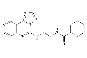N-[2-([1,2,4]triazolo[1,5-c]quinazolin-5-ylamino)ethyl]cyclohexanecarboxamide