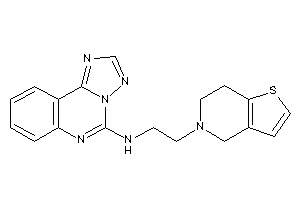 2-(6,7-dihydro-4H-thieno[3,2-c]pyridin-5-yl)ethyl-([1,2,4]triazolo[1,5-c]quinazolin-5-yl)amine