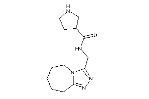 Image of N-(6,7,8,9-tetrahydro-5H-[1,2,4]triazolo[4,3-a]azepin-3-ylmethyl)pyrrolidine-3-carboxamide
