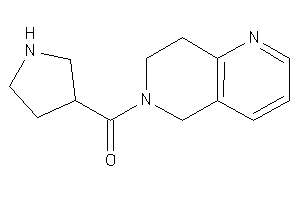 7,8-dihydro-5H-1,6-naphthyridin-6-yl(pyrrolidin-3-yl)methanone