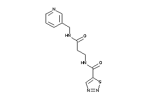 N-[3-keto-3-(3-pyridylmethylamino)propyl]thiadiazole-5-carboxamide