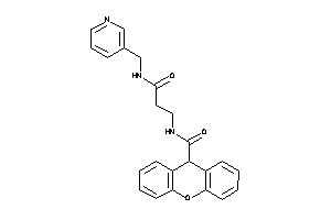 Image of N-[3-keto-3-(3-pyridylmethylamino)propyl]-9H-xanthene-9-carboxamide