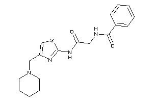 N-[2-keto-2-[[4-(piperidinomethyl)thiazol-2-yl]amino]ethyl]benzamide
