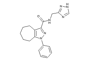 1-phenyl-N-(1H-1,2,4-triazol-3-ylmethyl)-5,6,7,8-tetrahydro-4H-cyclohepta[c]pyrazole-3-carboxamide