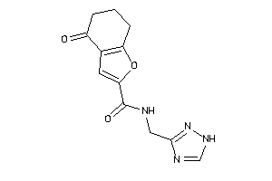 Image of 4-keto-N-(1H-1,2,4-triazol-3-ylmethyl)-6,7-dihydro-5H-benzofuran-2-carboxamide