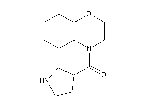 2,3,4a,5,6,7,8,8a-octahydrobenzo[b][1,4]oxazin-4-yl(pyrrolidin-3-yl)methanone