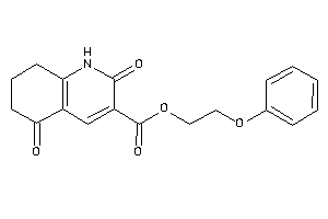 Image of 2,5-diketo-1,6,7,8-tetrahydroquinoline-3-carboxylic Acid 2-phenoxyethyl Ester