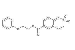 2,2-diketo-3,4-dihydropyrido[2,1-c][1,2,4]thiadiazine-7-carboxylic Acid 2-phenoxyethyl Ester