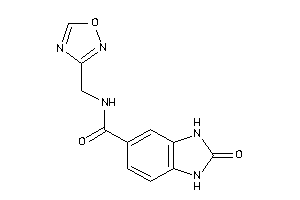 2-keto-N-(1,2,4-oxadiazol-3-ylmethyl)-1,3-dihydrobenzimidazole-5-carboxamide