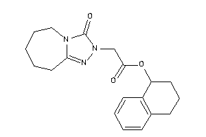 Image of 2-(3-keto-6,7,8,9-tetrahydro-5H-[1,2,4]triazolo[4,3-a]azepin-2-yl)acetic Acid Tetralin-1-yl Ester