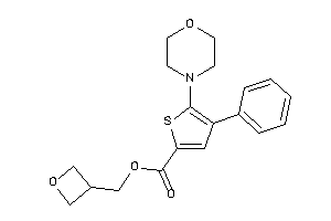 5-morpholino-4-phenyl-thiophene-2-carboxylic Acid Oxetan-3-ylmethyl Ester