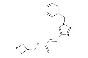 Image of 3-(1-benzyltriazol-4-yl)acrylic Acid Oxetan-3-ylmethyl Ester