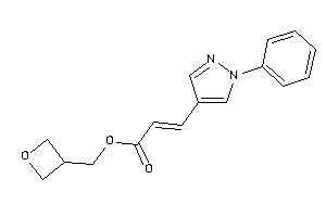 3-(1-phenylpyrazol-4-yl)acrylic Acid Oxetan-3-ylmethyl Ester