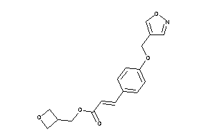Image of 3-[4-(isoxazol-4-ylmethoxy)phenyl]acrylic Acid Oxetan-3-ylmethyl Ester