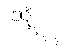 Image of 2-[(1,1-diketo-1,2-benzothiazol-3-yl)amino]acetic Acid Oxetan-3-ylmethyl Ester