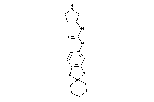 1-pyrrolidin-3-yl-3-spiro[1,3-benzodioxole-2,1'-cyclohexane]-5-yl-urea