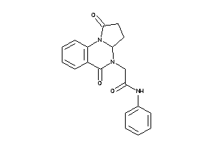 Image of 2-(1,5-diketo-3,3a-dihydro-2H-pyrrolo[1,2-a]quinazolin-4-yl)-N-phenyl-acetamide