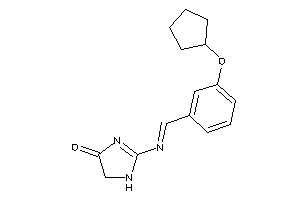 2-[[3-(cyclopentoxy)benzylidene]amino]-2-imidazolin-4-one