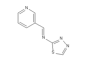 3-pyridylmethylene(1,3,4-thiadiazol-2-yl)amine