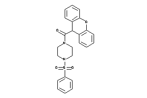 Image of (4-besylpiperazino)-(9H-xanthen-9-yl)methanone