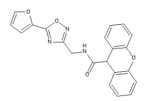 N-[[5-(2-furyl)-1,2,4-oxadiazol-3-yl]methyl]-9H-xanthene-9-carboxamide