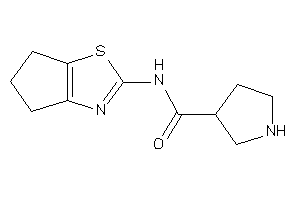 N-(5,6-dihydro-4H-cyclopenta[d]thiazol-2-yl)pyrrolidine-3-carboxamide