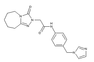 N-[4-(imidazol-1-ylmethyl)phenyl]-2-(3-keto-6,7,8,9-tetrahydro-5H-[1,2,4]triazolo[4,3-a]azepin-2-yl)acetamide