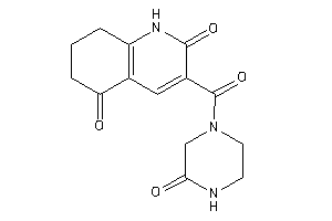 3-(3-ketopiperazine-1-carbonyl)-1,6,7,8-tetrahydroquinoline-2,5-quinone