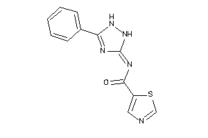Image of N-(5-phenyl-1,2-dihydro-1,2,4-triazol-3-ylidene)thiazole-5-carboxamide