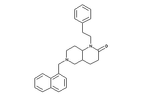 6-(1-naphthylmethyl)-1-phenethyl-4,4a,5,7,8,8a-hexahydro-3H-1,6-naphthyridin-2-one