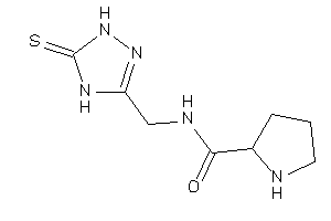 N-[(5-thioxo-1,4-dihydro-1,2,4-triazol-3-yl)methyl]pyrrolidine-2-carboxamide
