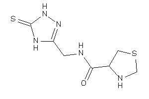 N-[(5-thioxo-1,4-dihydro-1,2,4-triazol-3-yl)methyl]thiazolidine-4-carboxamide
