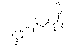 2-[(1-phenyltetrazol-5-yl)amino]-N-[(5-thioxo-1,4-dihydro-1,2,4-triazol-3-yl)methyl]acetamide