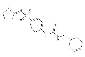 1-(cyclohex-3-en-1-ylmethyl)-3-[4-(pyrrolidin-2-ylideneamino)sulfonylphenyl]urea