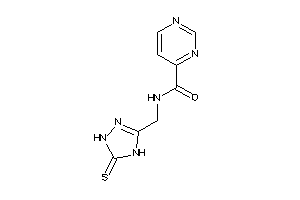 Image of N-[(5-thioxo-1,4-dihydro-1,2,4-triazol-3-yl)methyl]pyrimidine-4-carboxamide