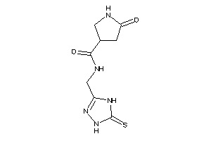 5-keto-N-[(5-thioxo-1,4-dihydro-1,2,4-triazol-3-yl)methyl]pyrrolidine-3-carboxamide