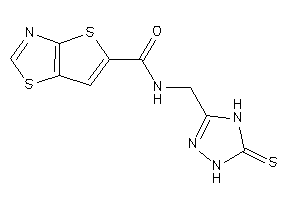 N-[(5-thioxo-1,4-dihydro-1,2,4-triazol-3-yl)methyl]thieno[2,3-d]thiazole-5-carboxamide