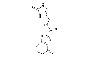Image of 4-keto-N-[(5-thioxo-1,4-dihydro-1,2,4-triazol-3-yl)methyl]-6,7-dihydro-5H-benzofuran-2-carboxamide