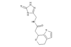 2-(5,7-dihydro-4H-thieno[2,3-c]pyran-7-yl)-N-[(5-thioxo-1,4-dihydro-1,2,4-triazol-3-yl)methyl]acetamide