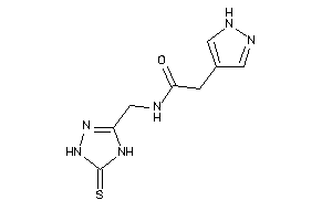2-(1H-pyrazol-4-yl)-N-[(5-thioxo-1,4-dihydro-1,2,4-triazol-3-yl)methyl]acetamide