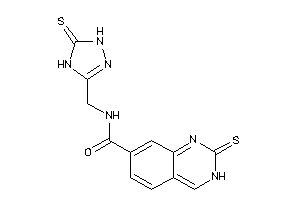 2-thioxo-N-[(5-thioxo-1,4-dihydro-1,2,4-triazol-3-yl)methyl]-3H-quinazoline-7-carboxamide