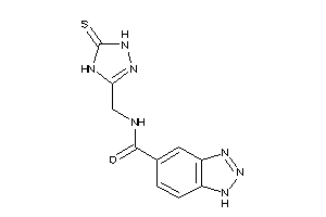 N-[(5-thioxo-1,4-dihydro-1,2,4-triazol-3-yl)methyl]-1H-benzotriazole-5-carboxamide