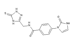 4-(2-keto-4-imidazolin-1-yl)-N-[(5-thioxo-1,4-dihydro-1,2,4-triazol-3-yl)methyl]benzamide