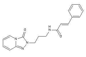 N-[3-(3-keto-[1,2,4]triazolo[4,3-a]pyridin-2-yl)propyl]-3-phenyl-acrylamide