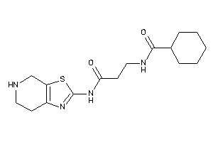 N-[3-keto-3-(4,5,6,7-tetrahydrothiazolo[5,4-c]pyridin-2-ylamino)propyl]cyclohexanecarboxamide