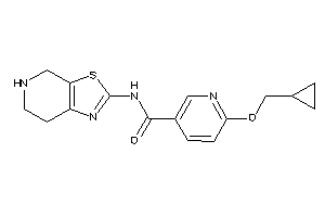6-(cyclopropylmethoxy)-N-(4,5,6,7-tetrahydrothiazolo[5,4-c]pyridin-2-yl)nicotinamide