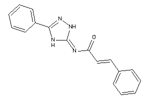 3-phenyl-N-(3-phenyl-1,4-dihydro-1,2,4-triazol-5-ylidene)acrylamide