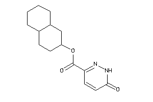 6-keto-1H-pyridazine-3-carboxylic Acid Decalin-2-yl Ester